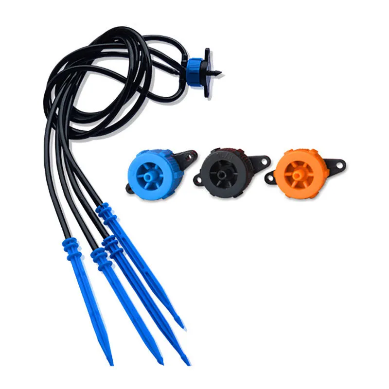 Plastic Watering Micro Drip Irrigation Sprinkler Arrow Emitter Bend System Kit Cover image