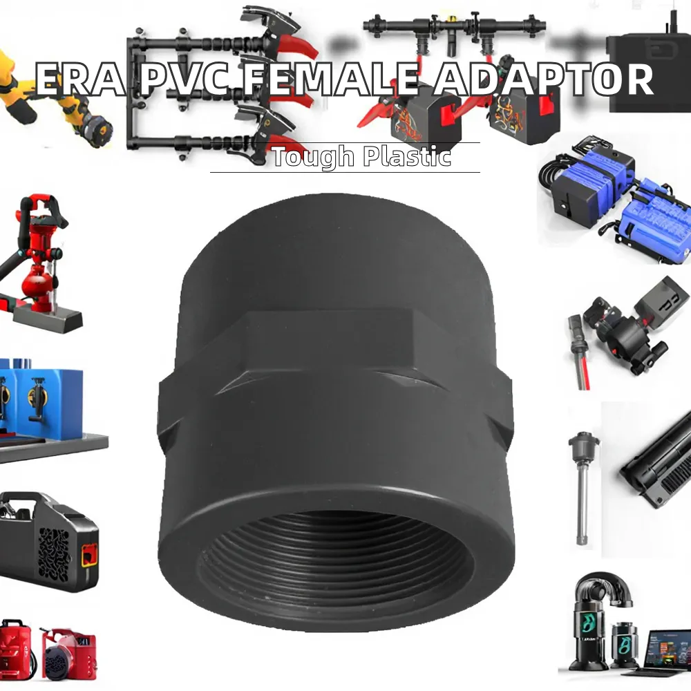 PVC/UPVC PN16 DIN8063 Standard Smooth Surface Corrosion-resistant Flexible Pipe Fittings Certificate Female Adaptor Cover image