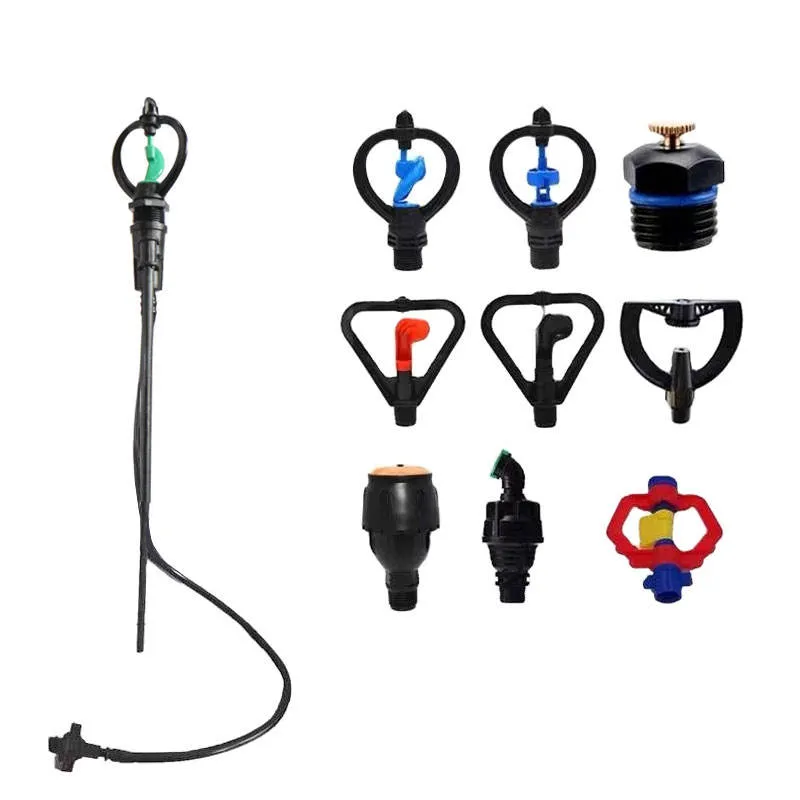 Agriculture Garden Watering System Rotating Stake Spray Mist Micro Sprinkler Irrigation Application image