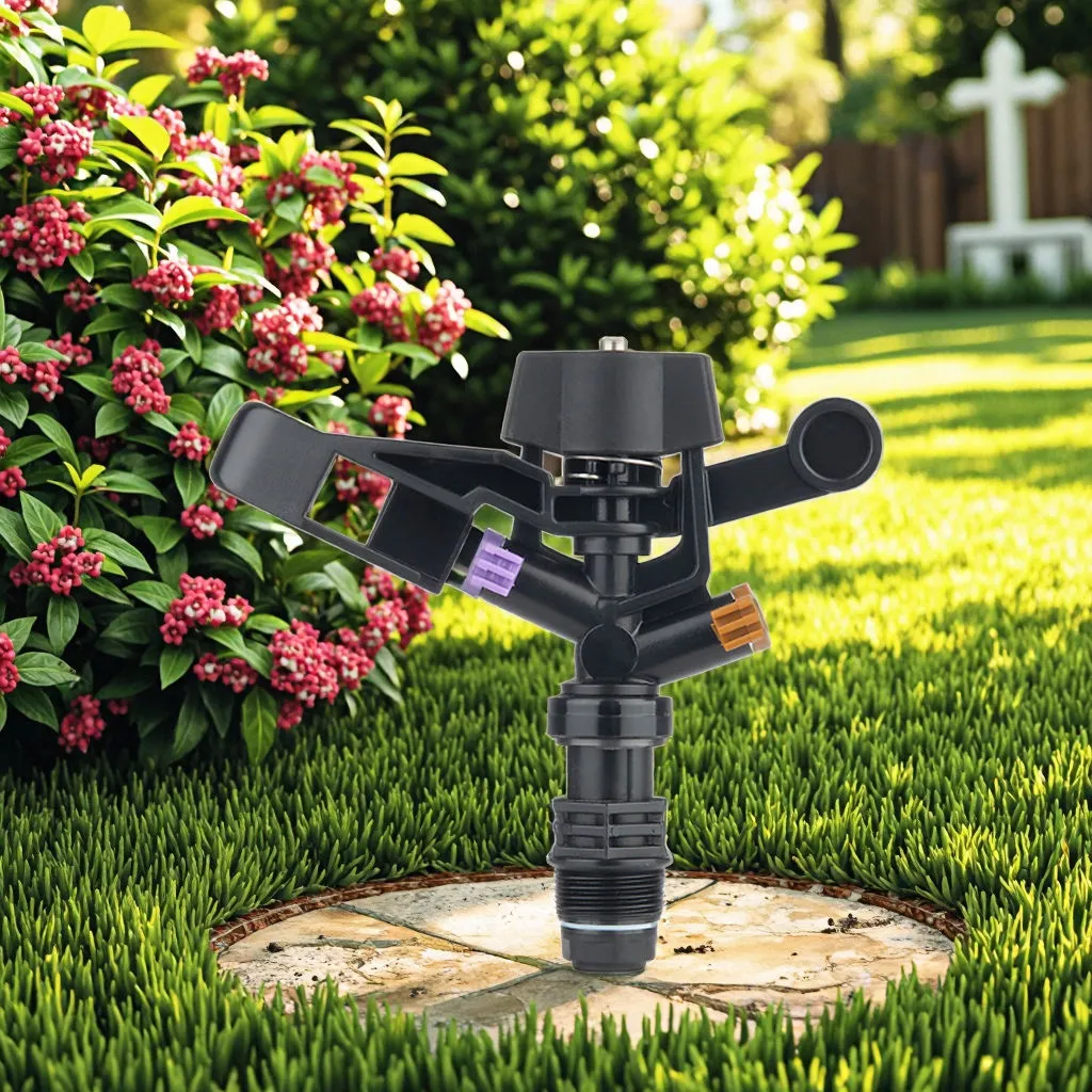 Professional Vortex Type Quick Connect Garden Sprinkler System 360 Degree Plastic Swing Nozzle Irrigation for Home Watering Application image